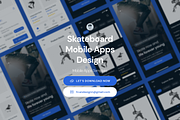 Skateboard Mobile App UI Kit Templat, an UI Kit Template by andrisetiawannn (Thumbnail 3 of 3)