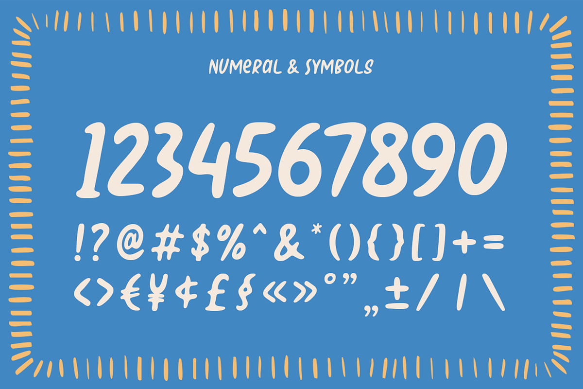 Wave on Earth Beach Handwritten Font, a Handwritten Font by Pekotype (Photo 4 of 15)