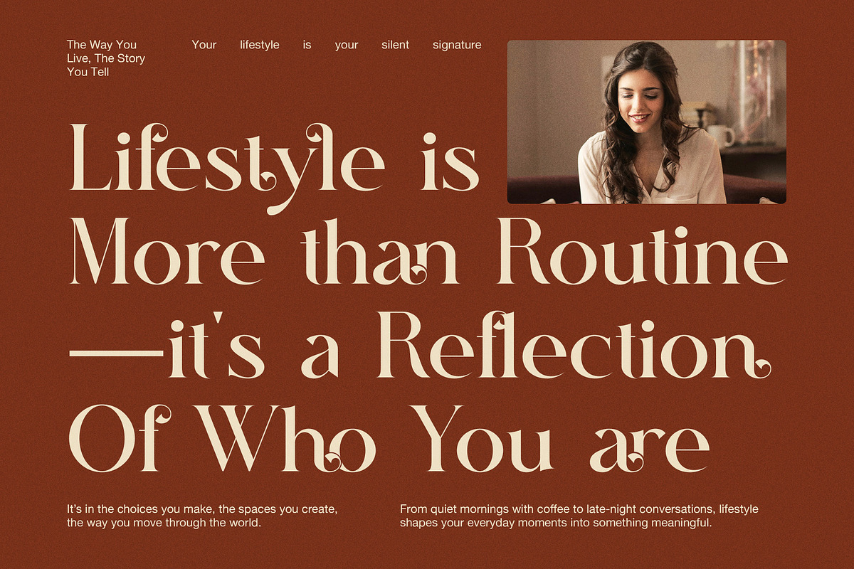 Sancho Elegant Serif Font, a Serif Font by Graphicxell (Photo 3 of 8)