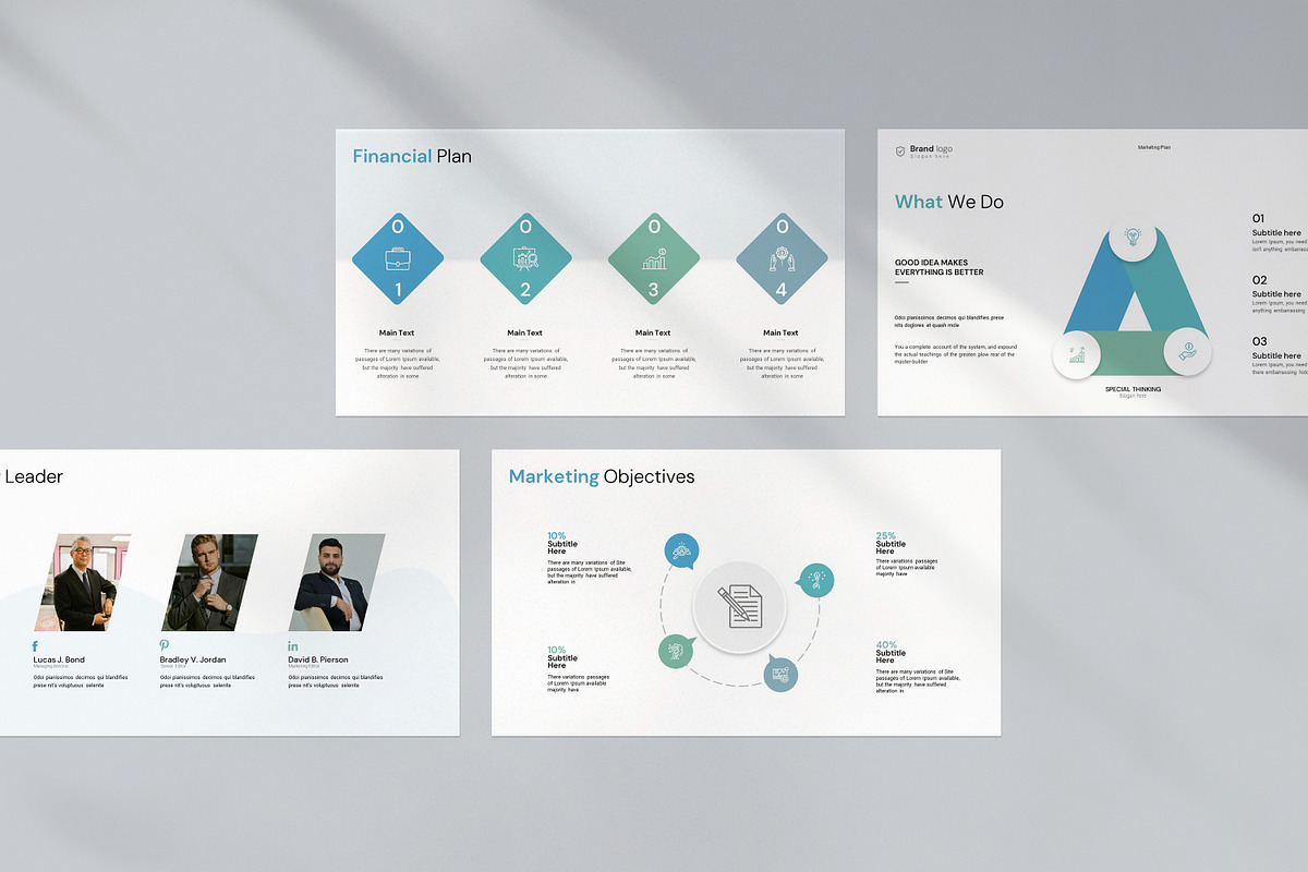Marketing Plan Presentation Template, a Presentation Template by Slide_Genius1 (Photo 5 of 8)