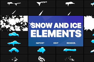 Snow & Ice Elements After Effects