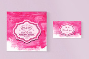 Mega Set Vintage Wedding Invitations, an Invitation Template by OneVectorStock (Thumbnail 10 of 18)
