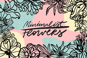 Flowers and Plants Minimalist Set