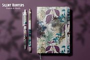 Silent Hunters Pattern & Motifs, a Pattern Graphic by GND ART STUDIO (Thumbnail 3 of 8)