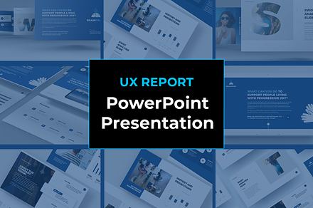 UX Pitch Report Slides - PowerPoint