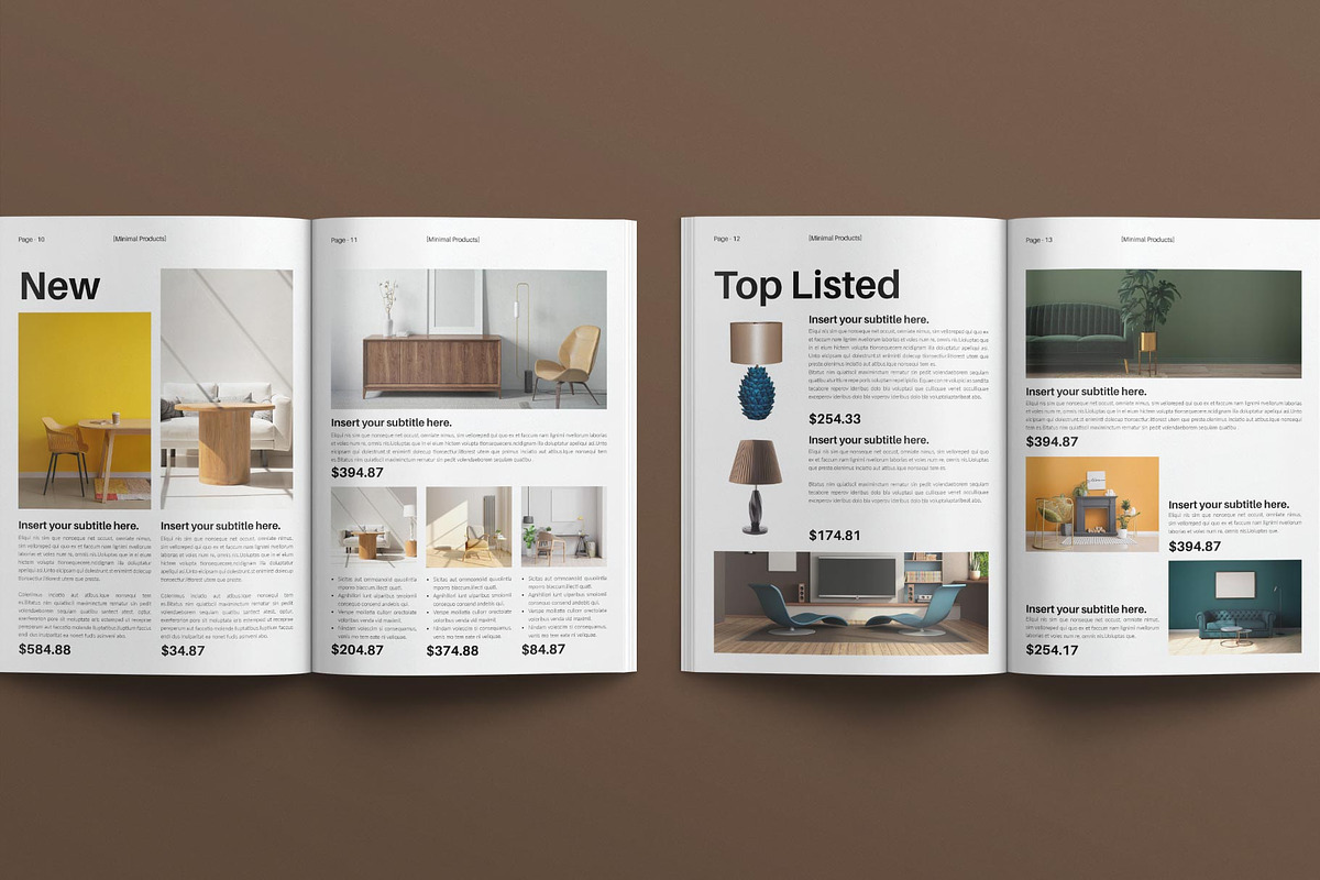 Product Catalog Template, a Brochure Template by E-Type (Photo 5 of 8)