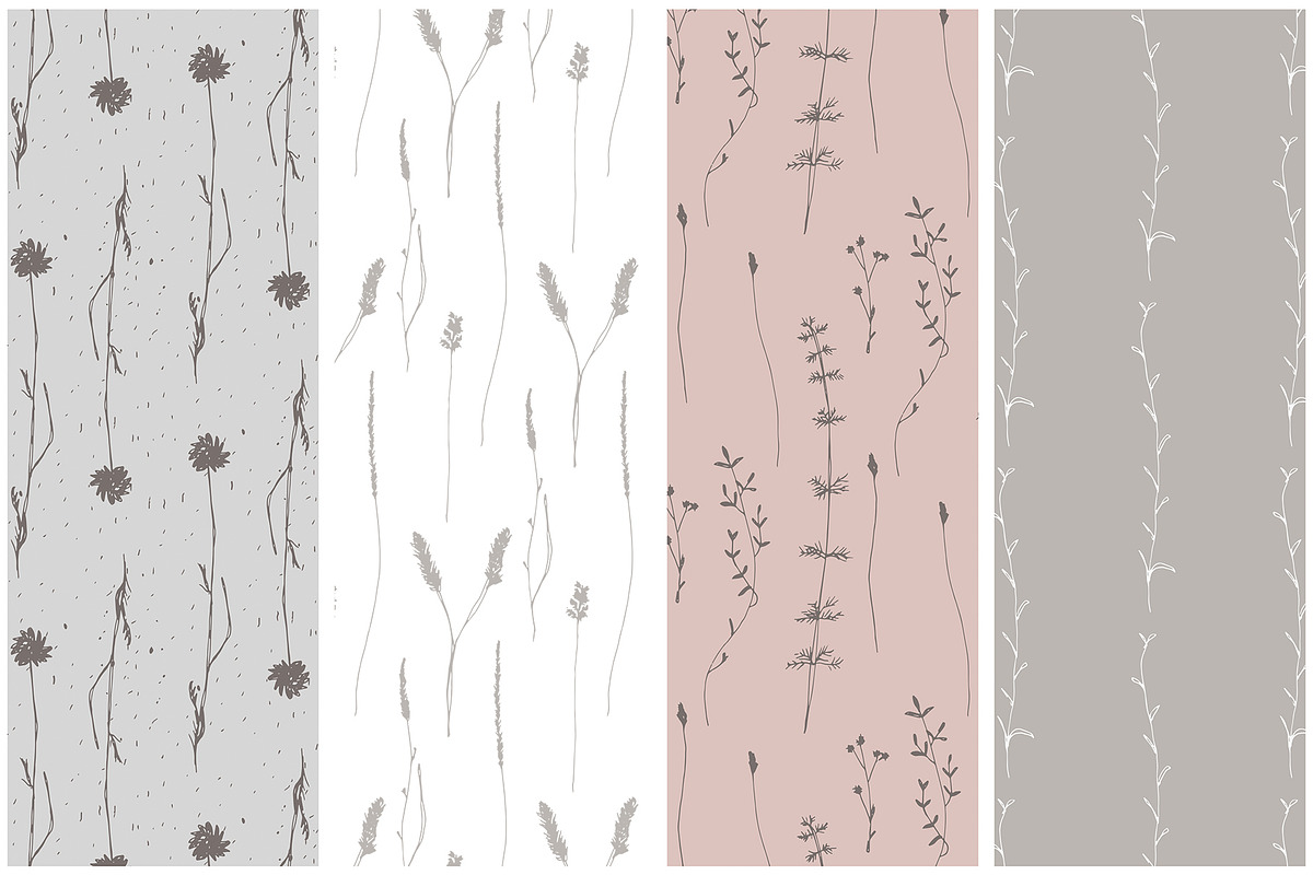 Wildflower Patterns + Templates Set, a Pattern Graphic by Youandigraphics (Photo 14 of 14)