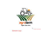 Agriculture Logo Design Template, a Branding & Logo Template by YUDesignStore (Thumbnail 1 of 8)