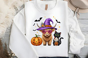 Halloween Highland Cow Png, an Illustration by Black Bird Studio (Thumbnail 2 of 4)