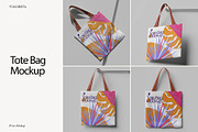 Tote Bag Mockup, a Packaging Mockup by Tokobeta (Thumbnail 1 of 7)