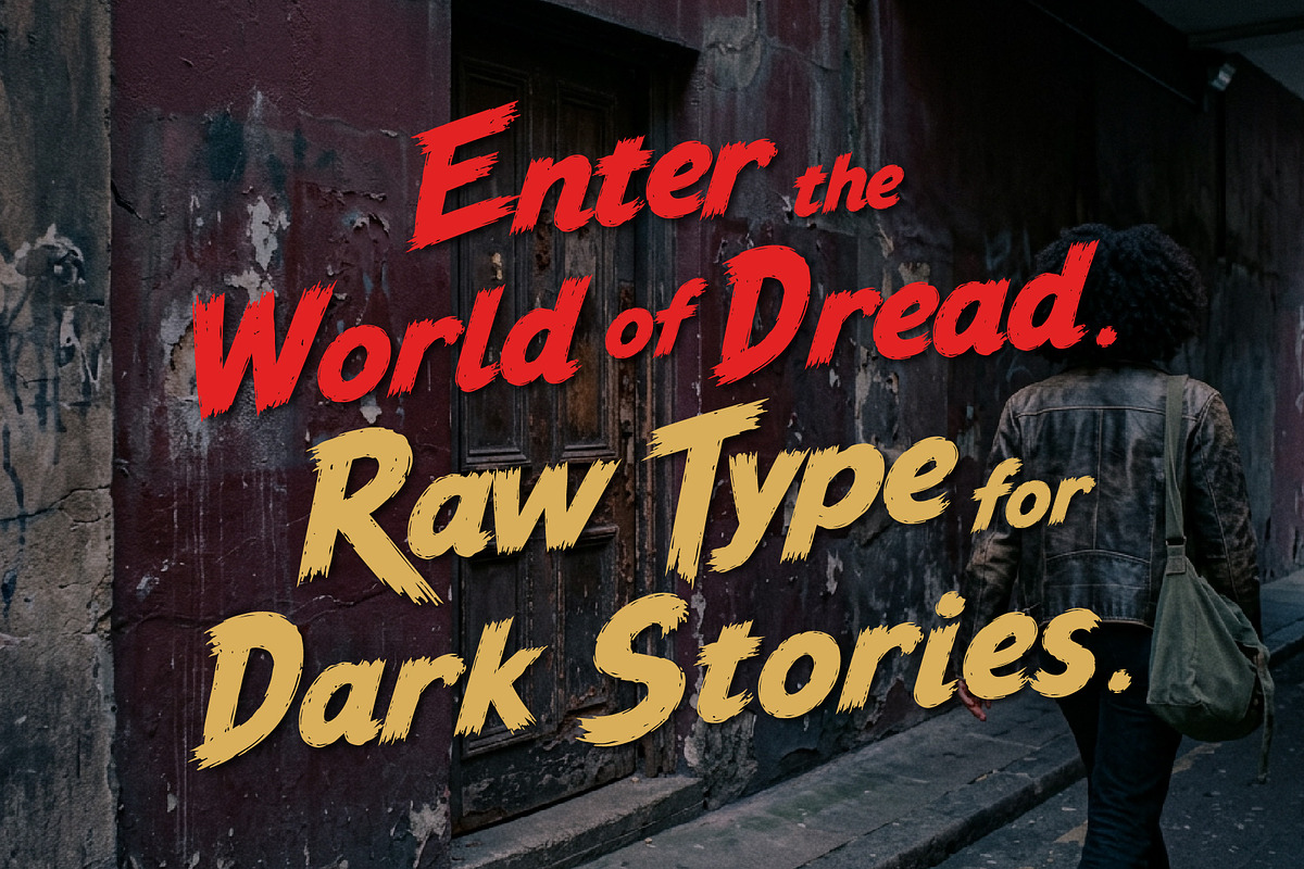 Runster Dread - Raw Intense Font, a Handwritten Font by HypeWorksCo (Photo 9 of 16)