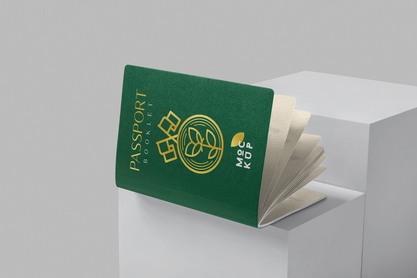 Passport Booklet Mockups, a Books & Magazine Mockup by DesignNeutrons
