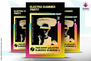 Electro Summer Music Flyer