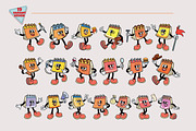 Notepad Mascot Characters, an Object Illustration by Allmostudio (Thumbnail 2 of 5)