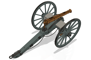 Blomefield Bronze Lt. 6-pr Gun C1810