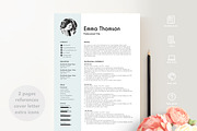 resume with photo, a Resume Template by PinkJellyfish (Thumbnail 1 of 8)