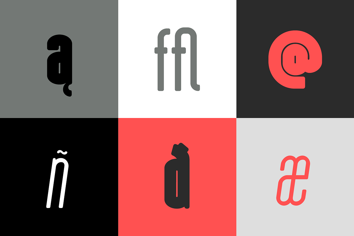 Longitude Rounded Font Family preview 2