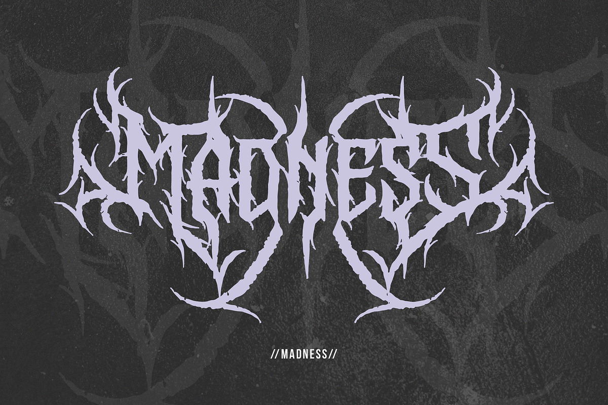 Forsakens | Black Metal Font, a Blackletter Font by Denustudios (Photo 9 of 15)