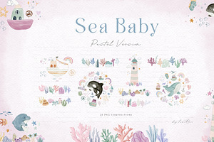 Sea Baby Pastel