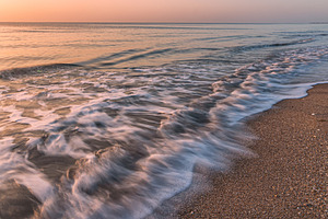 Sunrise over the atlantic featuring sunset, sunrise, and sky