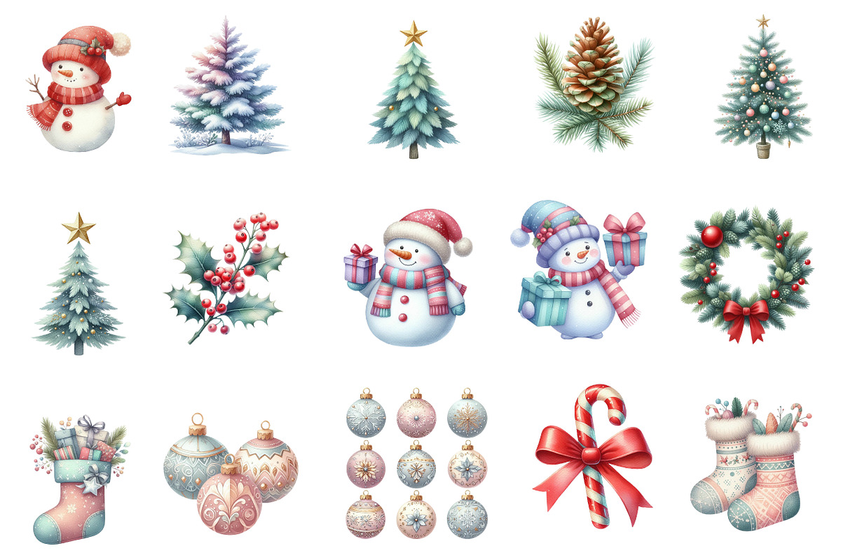 Merry Christmas clipart, an Illustration by Designworld (Photo 4 of 5)