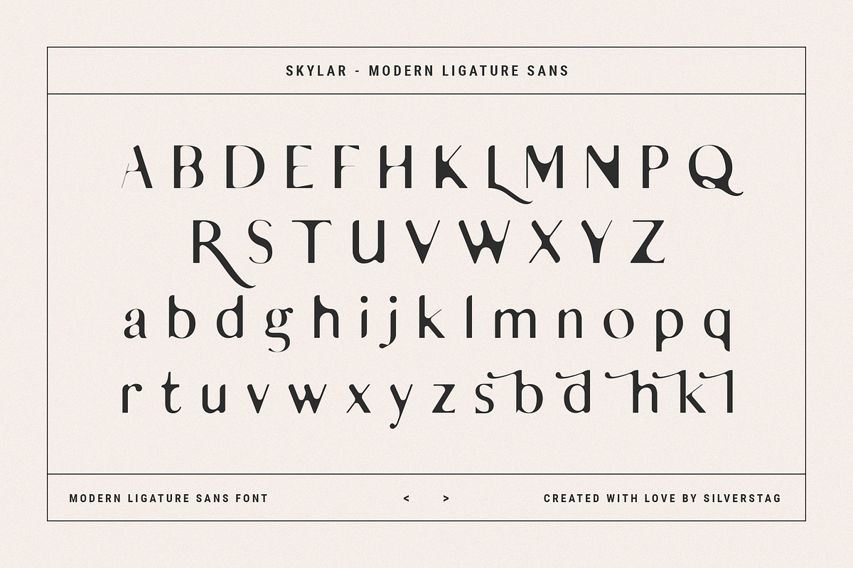skylar - ligature sans font family, a Sans Serif Font by SilverStag Type Foundry (Photo 17 of 20)
