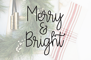Farmhouse Christmas Script, a Script Font by Cate Shaner (Thumbnail 7 of 10)
