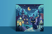 Pumpkin banner for Halloween bundle, a Poster Template by hkmonir (Thumbnail 1 of 4)