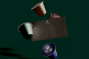 Coffee Capsule Branding Mockup