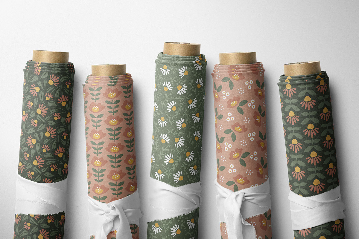 25 Cute pastel floral patterns, a Pattern Graphic by RevolutionizZed (Photo 4 of 18)