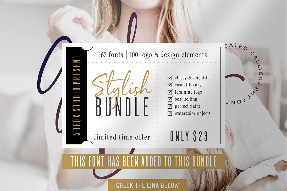 Girl Boss -Sophisticated Calligraphy preview 3