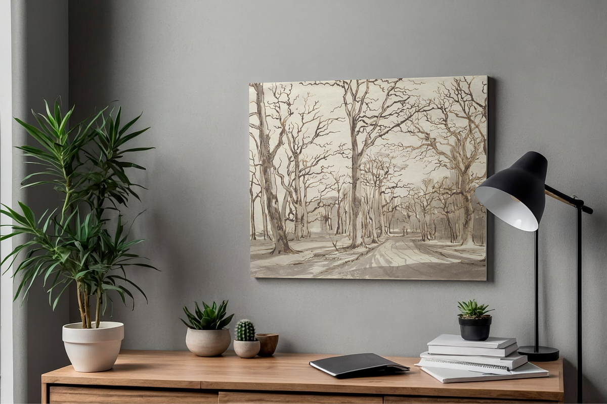 Hand drawn Tree Sketch Wall Art, a Decorative Illustration by Pink_bloom (Photo 2 of 8)