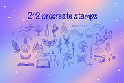 210+ procreate kawaii fantasy stamps, a Brush Add-On by laura.design (Thumbnail 4 of 9)