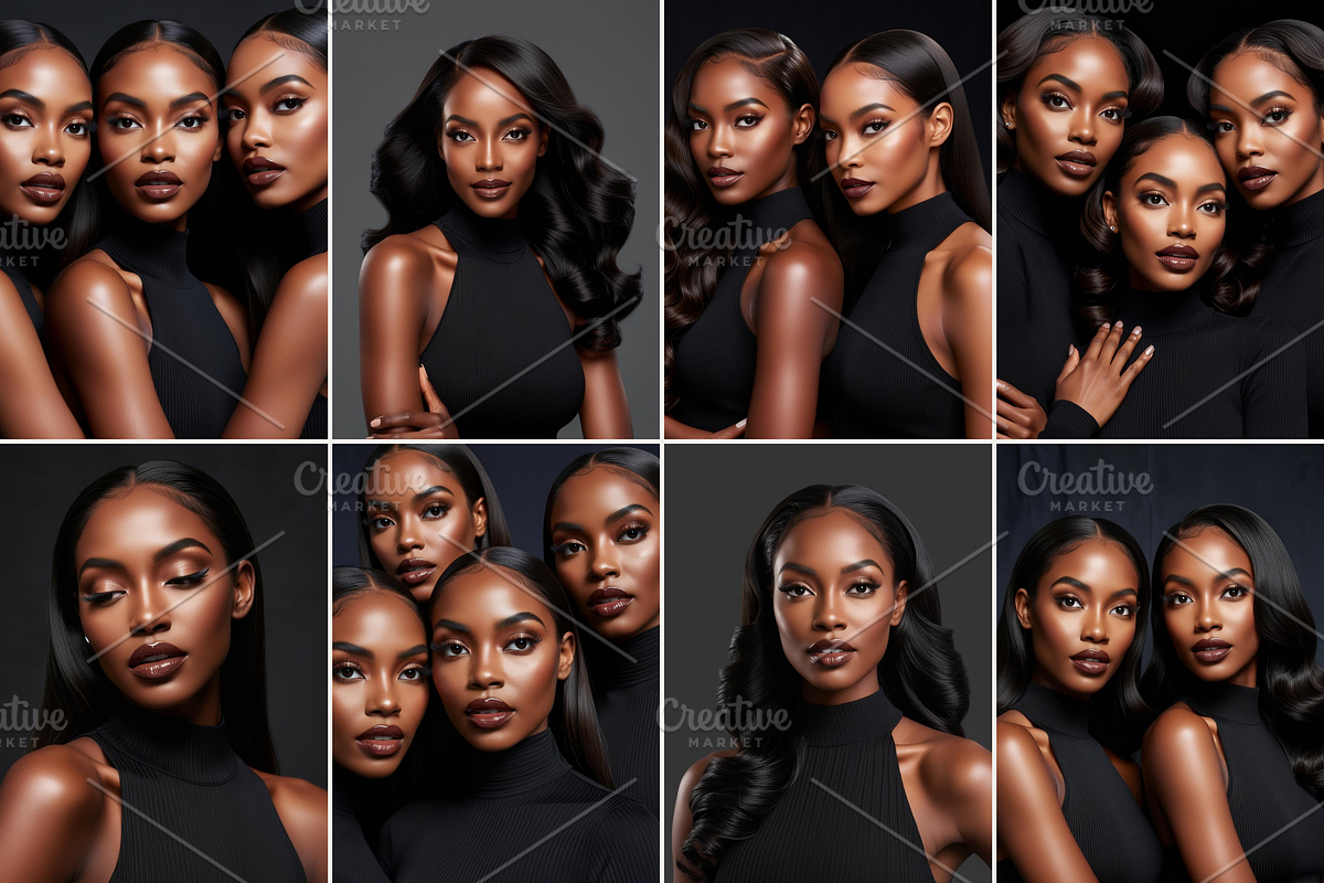 Luxury Raw Hair black models Photos, a Beauty & Fashion Photo by My Template Studio (Photo 10 of 12)