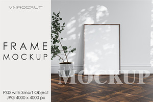 Frame Mockup PSD JPG, a Poster Template by VNmockup