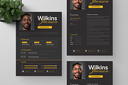 Freelance Graphic Designer CV Resume, a Stationery Template by Annora Studio (Thumbnail 3 of 3)