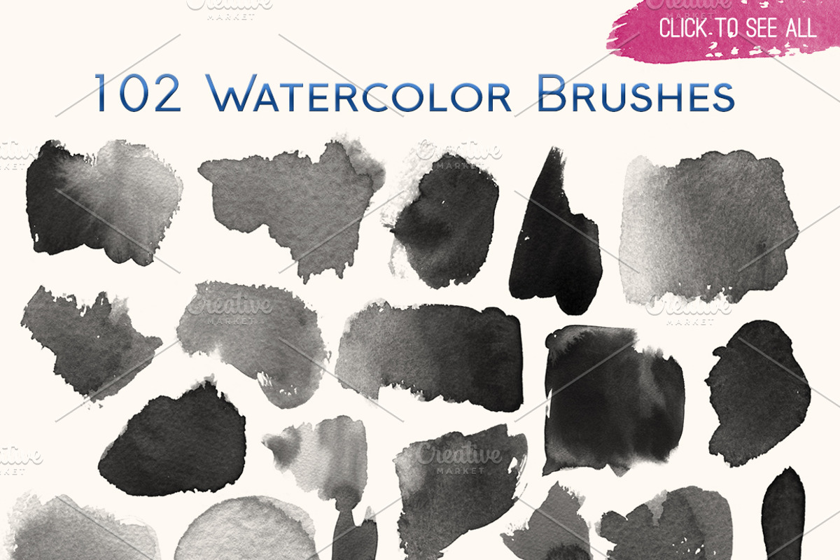 102 Watercolor Goodies! Quick!, a Texture Graphic by Sandra Neuditschko (Photo 4 of 4)