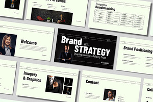 Brand Strategy Presentation Design, a Presentation Template by Mighty-Slide