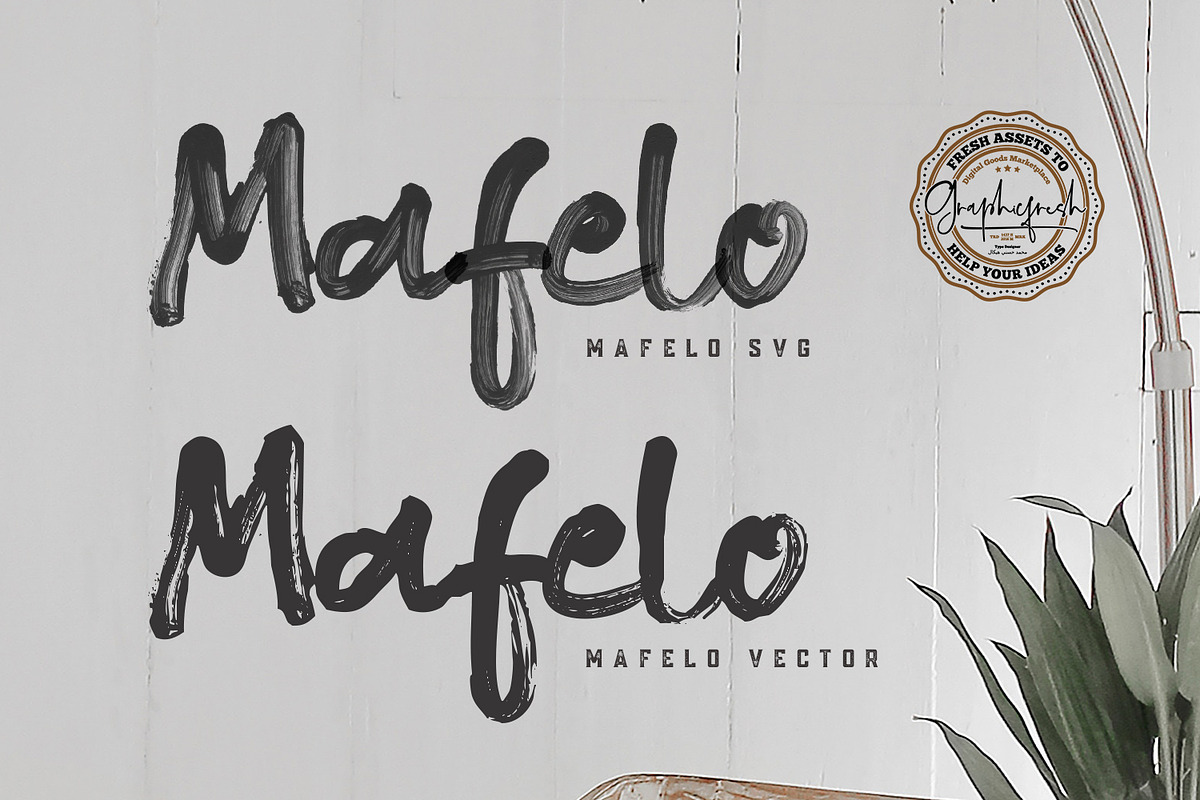 Mafelo SVG Font preview 7