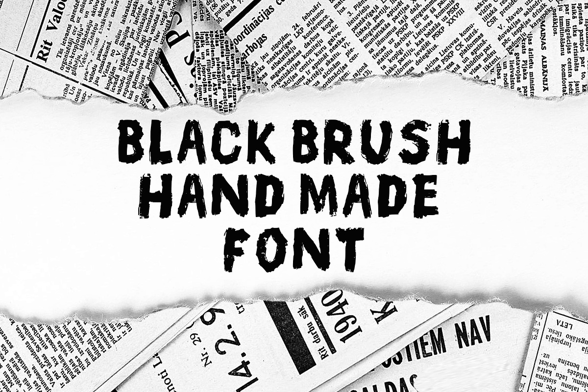 Crasy Sketch Font - Brush Font, a Handwritten Font by SketchArtStudio (Photo 3 of 3)