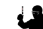 This Scientist Lab Silhouettes, an Illustration by Amazin_art (Thumbnail 4 of 22)