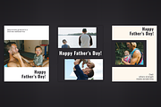 Father's Day Instagram Templates, a Social Media Template by OzQ (Thumbnail 2 of 3)