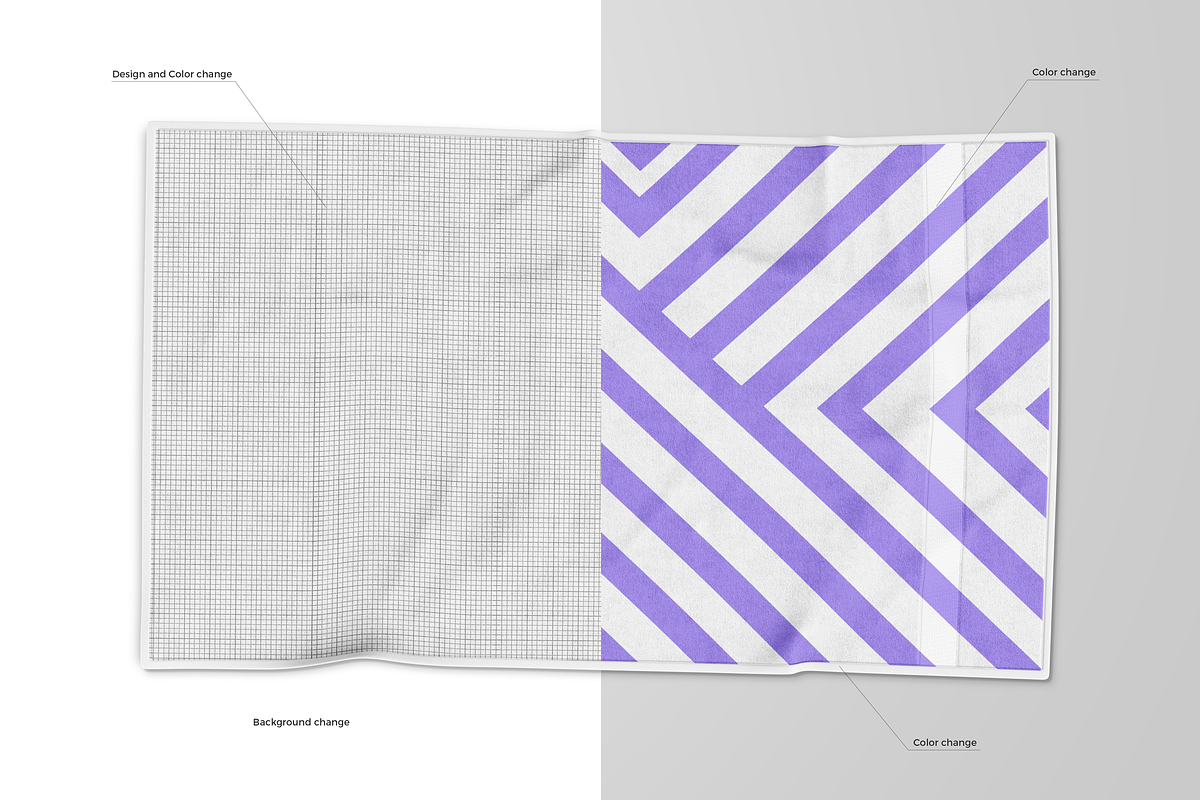 Towel Mockup, a Packaging Mockup by Mockupdaddy (Photo 2 of 9)