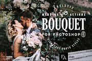 Bouquet Wedding Photoshop Actions, an Action Add-On by FilterAtelier (Thumbnail 1 of 9)