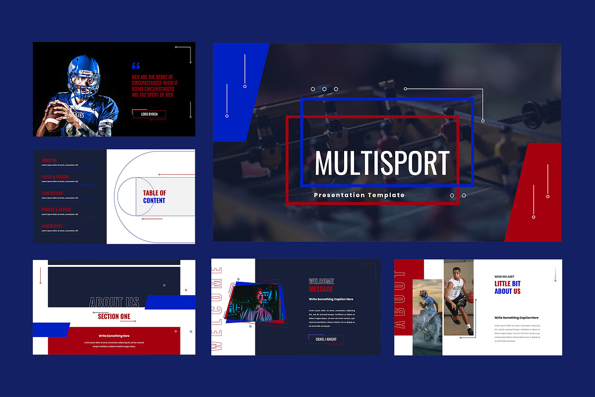 Multisport - Presentation Template, a Presentation Template by TMint ...