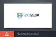 Geek Shield Logo Template, a Branding & Logo Template by Mantas Bac (Thumbnail 3 of 4)