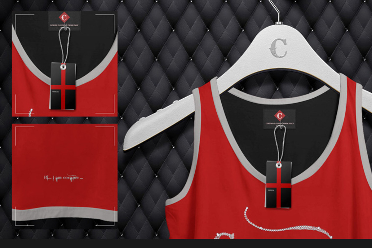 Tank 2nd Type On 5 Stages Mock-up, a Hoody Mockup by Mocca Mockups Store (Photo 49 of 69)
