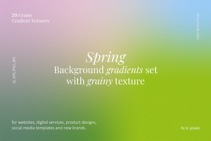 20 Spring Gradients Set