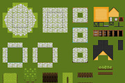Top-Down Game Tileset 2, an Illustration by pzUH (Thumbnail 4 of 4)