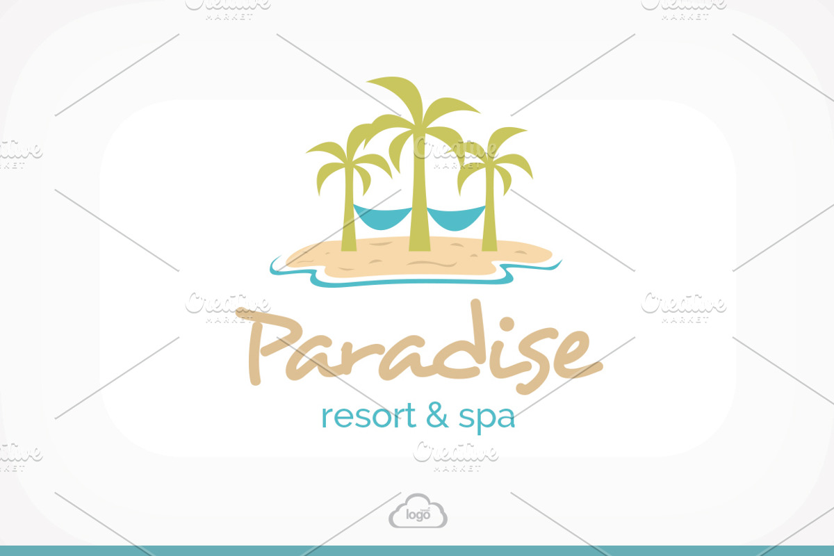 Paradise Resort & Spa Logo, a Branding & Logo Template by Logo Heaven (Photo 1 of 5)
